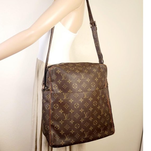 LOUIS VUITTON Shoulder Bag Marceau Gm Monogram Brown Coated Canvas Tote - Picture 1 of 10